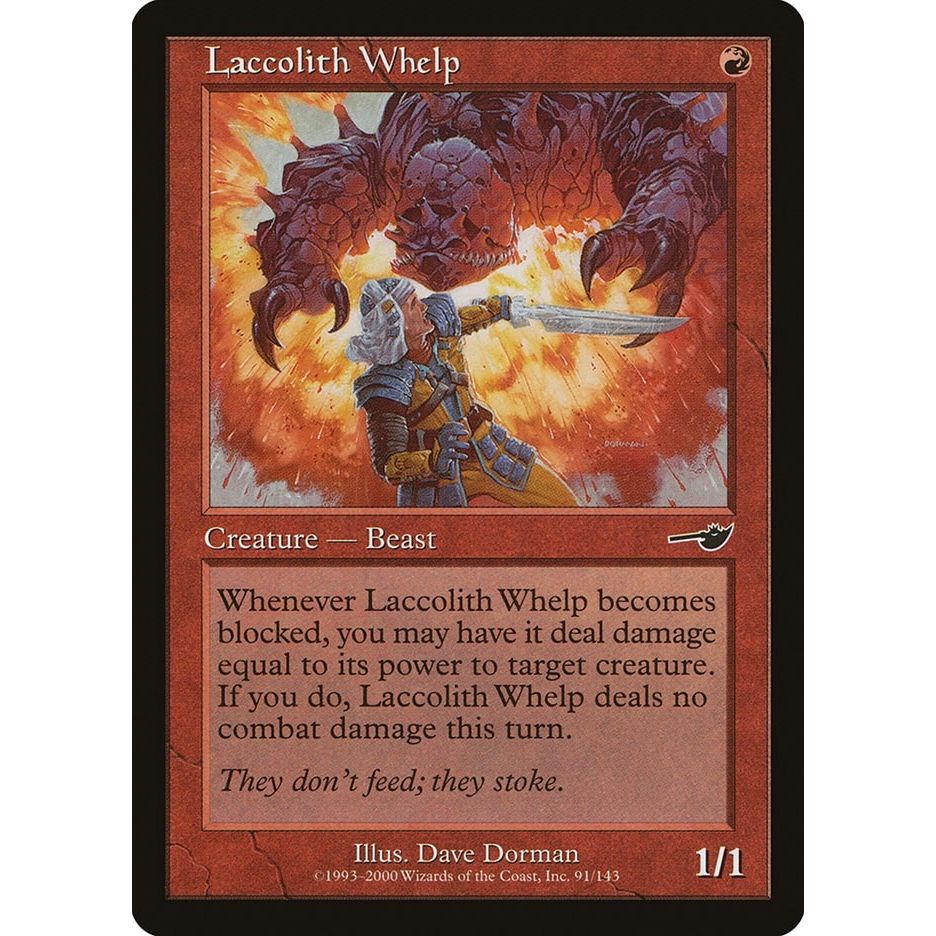 Image for Laccolith Whelp (91) (NMS) - Magic: The Gathering