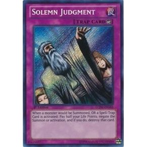 Image for Solemn Judgment (LCJW-EN182) (LC04) - YuGiOh