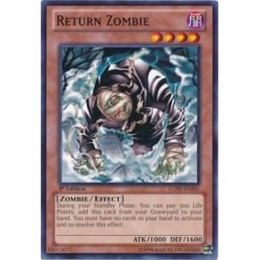 Image for Return Zombie (LCJW-EN201) (LC04) - YuGiOh