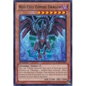 Image for Red-Eyes Zombie Dragon (LCJW-EN206) (LC04) - YuGiOh