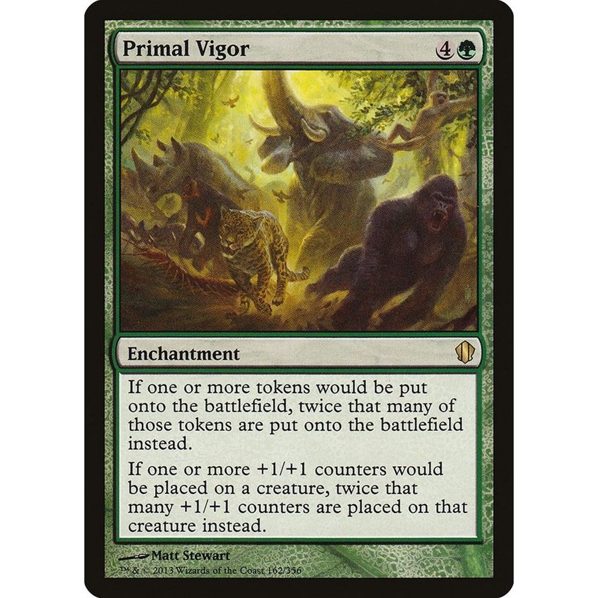 Image for Primal Vigor (162) (C13) - Magic: The Gathering