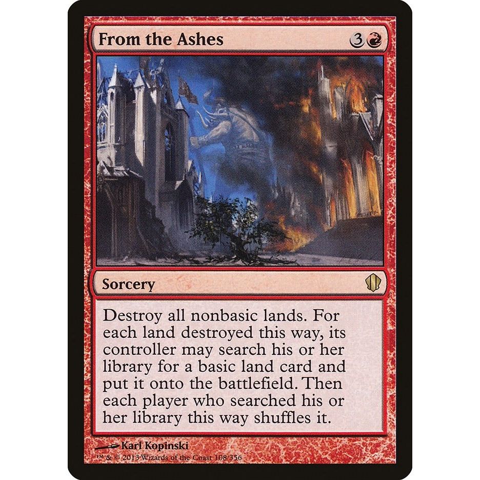 Image for From the Ashes (108) (C13) - Magic: The Gathering