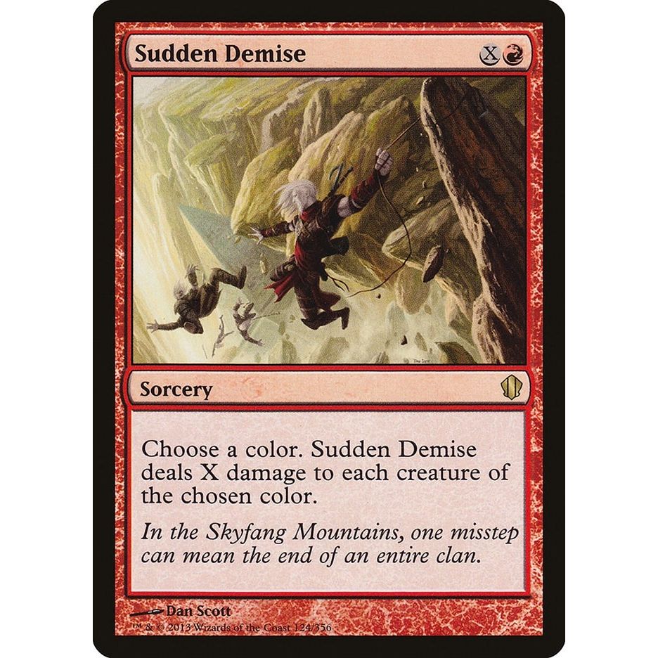 Image for Sudden Demise (124) (C13) - Magic: The Gathering