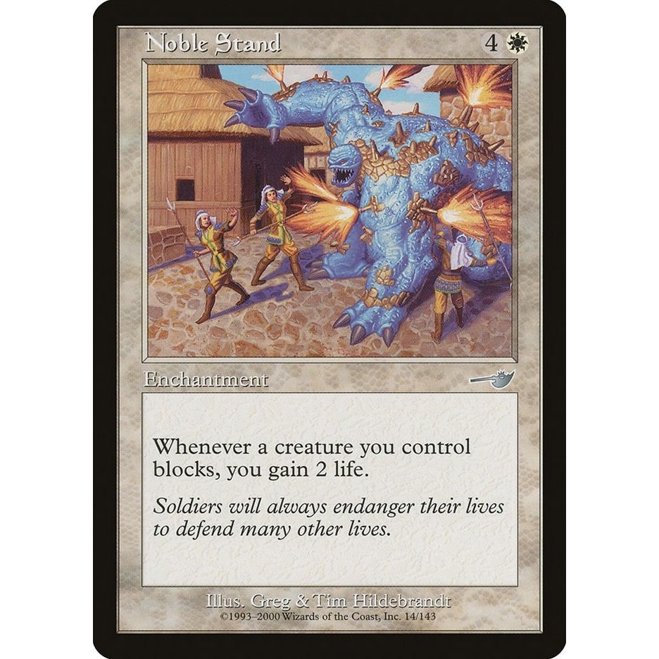 Image for Noble Stand (14) (NMS) - Magic: The Gathering
