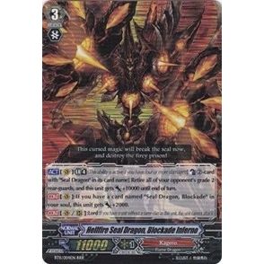 Image for Hellfire Seal Dragon, Blockade Inferno (BT11/004EN) (BT11) - Cardfight Vanguard