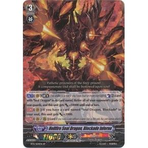 Image for Hellfire Seal Dragon, Blockade Inferno (BT11/S04EN) (BT11) - Cardfight Vanguard