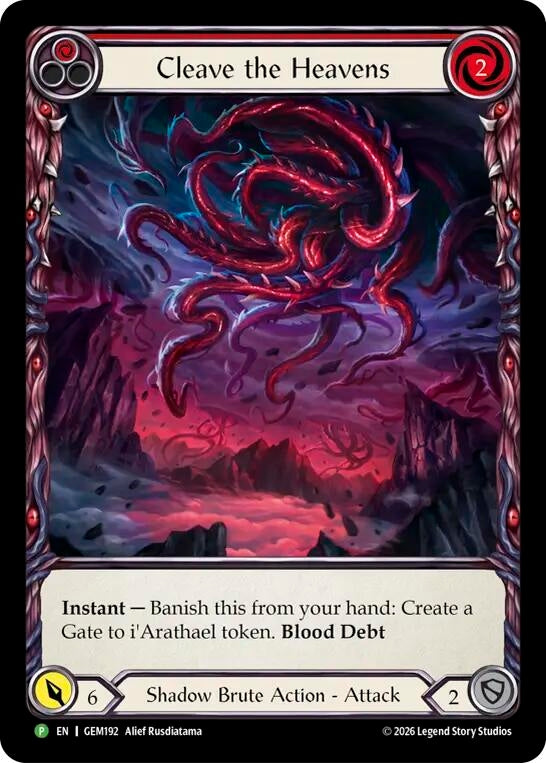 Image for Cleave the Heavens (GEM192) (GEM) - Flesh and Blood TCG