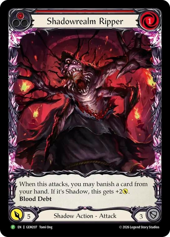 Image for Shadowrealm Ripper (GEM207) (GEM) - Flesh and Blood TCG