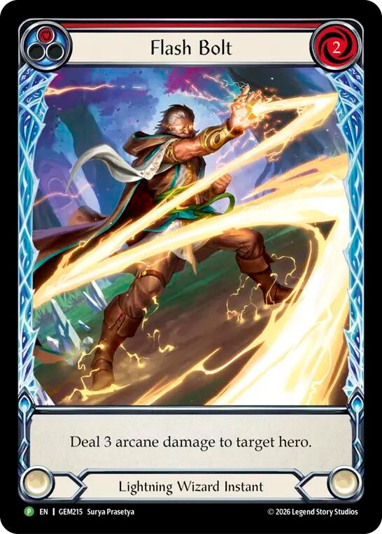 Image for Flash Bolt (GEM215) (GEM) - Flesh and Blood TCG