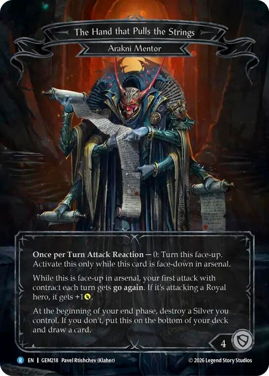 Image for The Hand that Pulls the Strings (GEM218) (GEM) - Flesh and Blood TCG