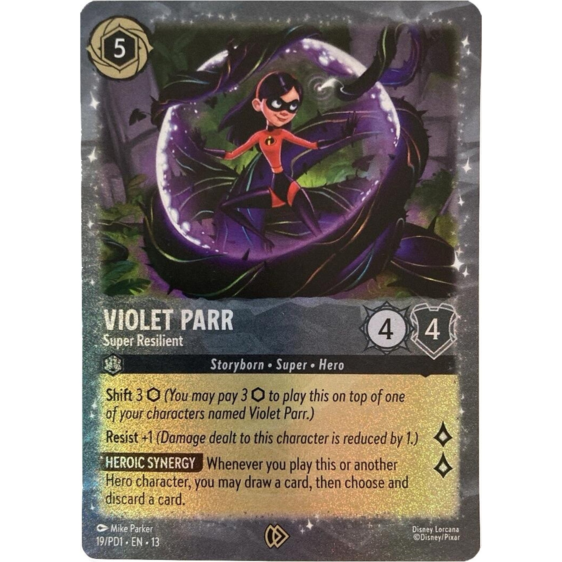 Image for Violet Parr - Super Resilient (19) (DLPC) - Disney Lorcana