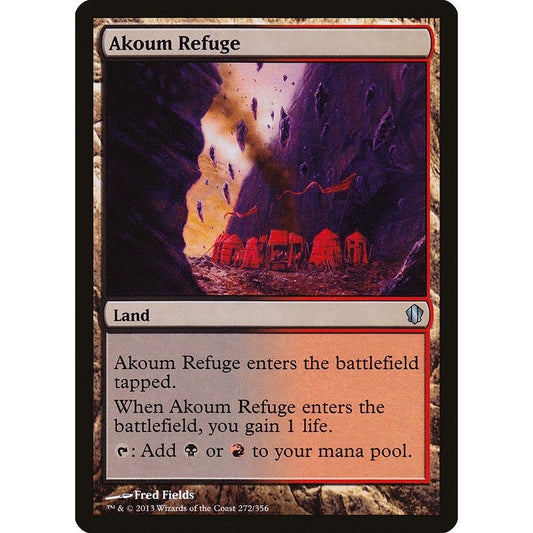 Image for Akoum Refuge (272) (C13) - Magic: The Gathering