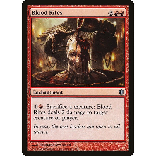 Image for Blood Rites (101) (C13) - Magic: The Gathering