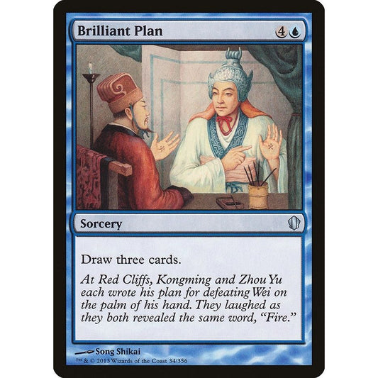 Image for Brilliant Plan (34) (C13) - Magic: The Gathering