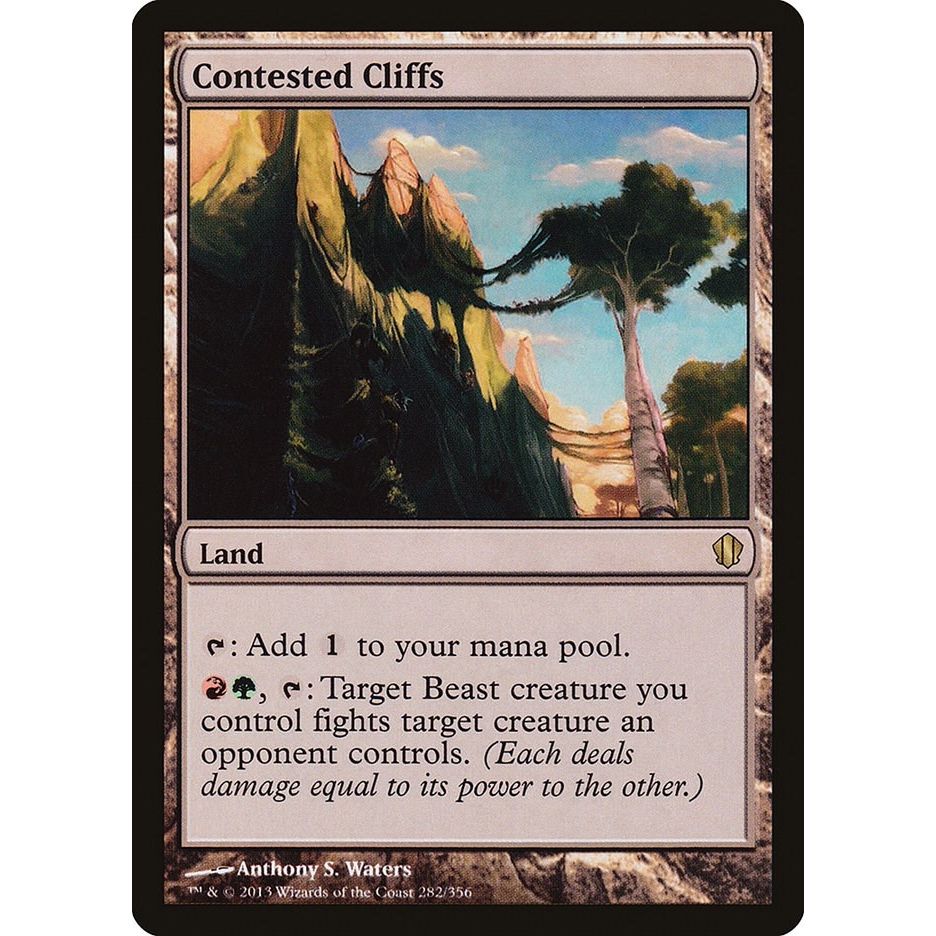 Image for Contested Cliffs (282) (C13) - Magic: The Gathering