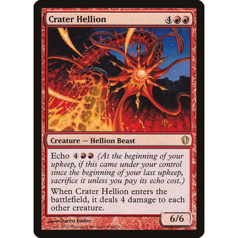 Image for Crater Hellion (104) (C13) - Magic: The Gathering