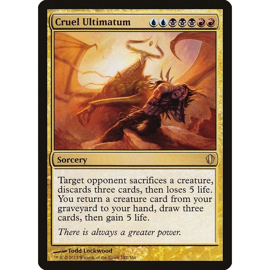 Image for Cruel Ultimatum (182) (C13) - Magic: The Gathering