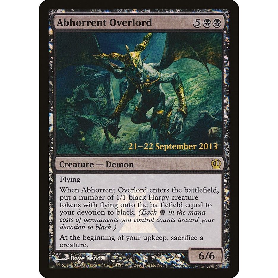 Image for Abhorrent Overlord (75) (PRE) - Magic: The Gathering