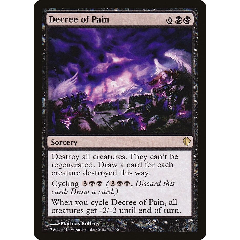 Image for Decree of Pain (72) (C13) - Magic: The Gathering