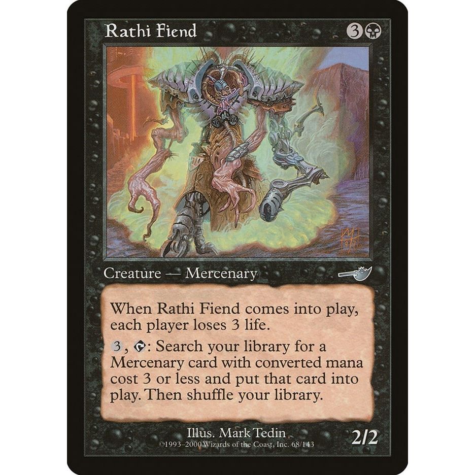 Image for Rathi Fiend (68) (NMS) - Magic: The Gathering