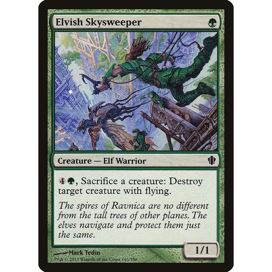 Image for Elvish Skysweeper (143) (C13) - Magic: The Gathering