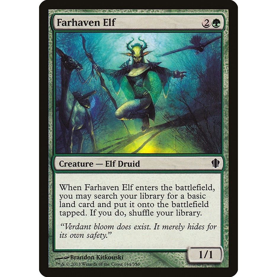 Image for Farhaven Elf (144) (C13) - Magic: The Gathering