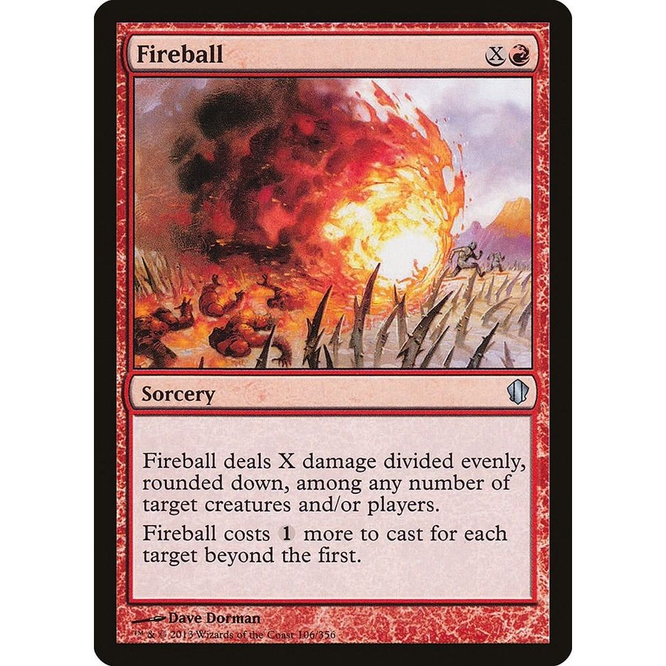 Image for Fireball (106) (C13) - Magic: The Gathering