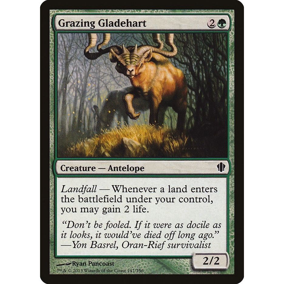 Image for Grazing Gladehart (147) (C13) - Magic: The Gathering