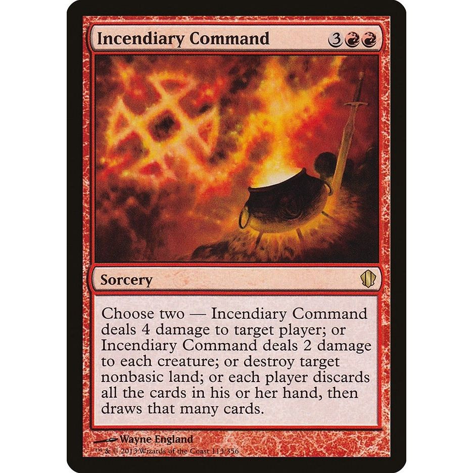 Image for Incendiary Command (113) (C13) - Magic: The Gathering
