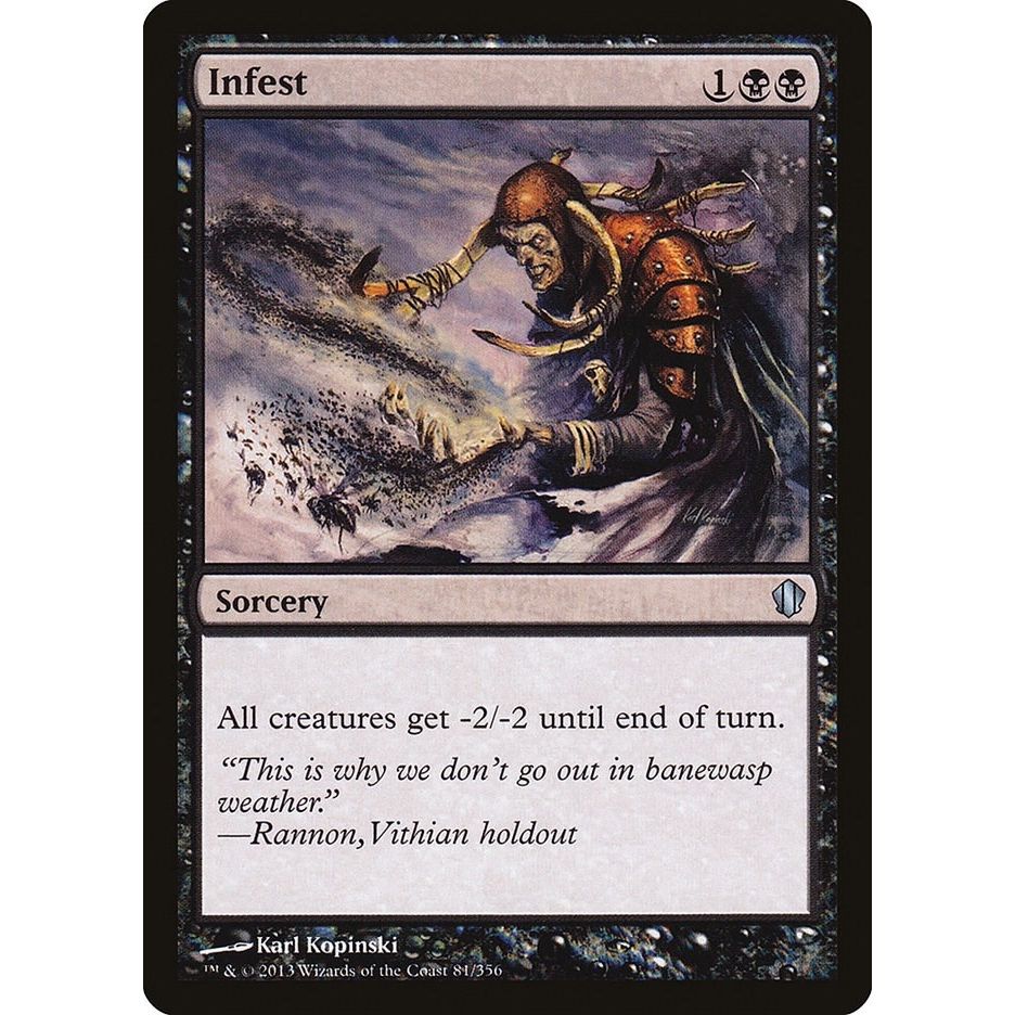 Image for Infest (81) (C13) - Magic: The Gathering