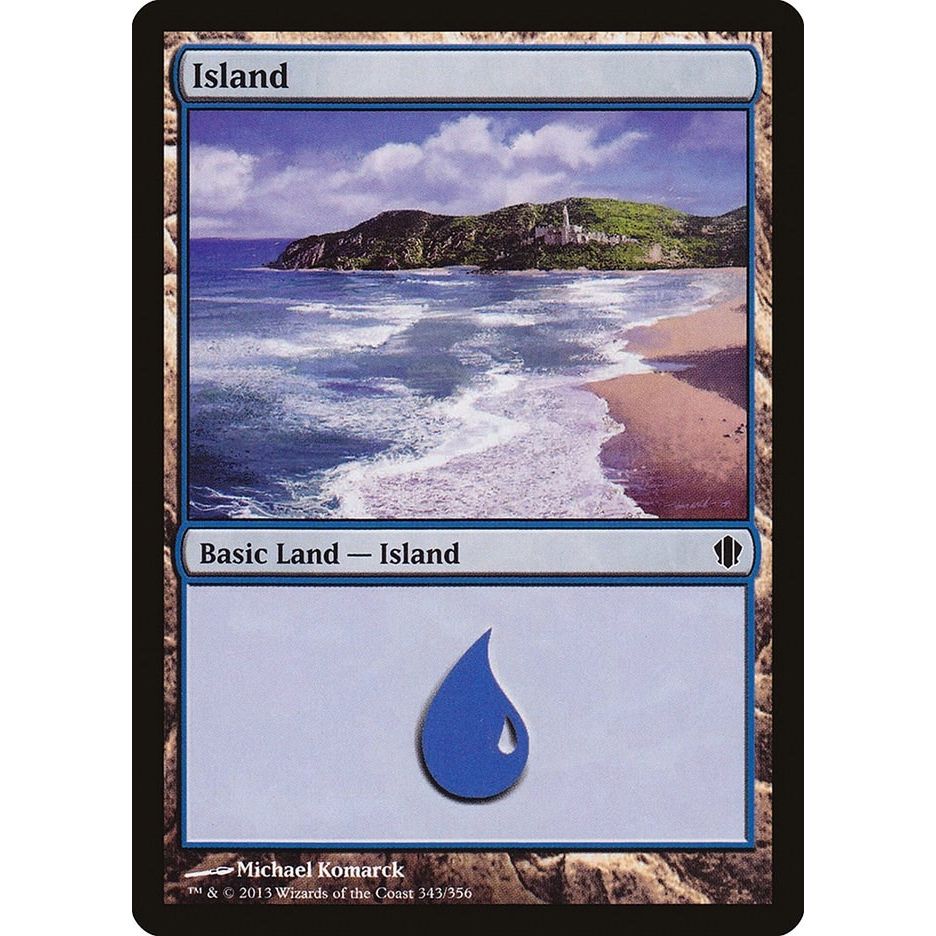 Image for Island (343) (343) (C13) - Magic: The Gathering