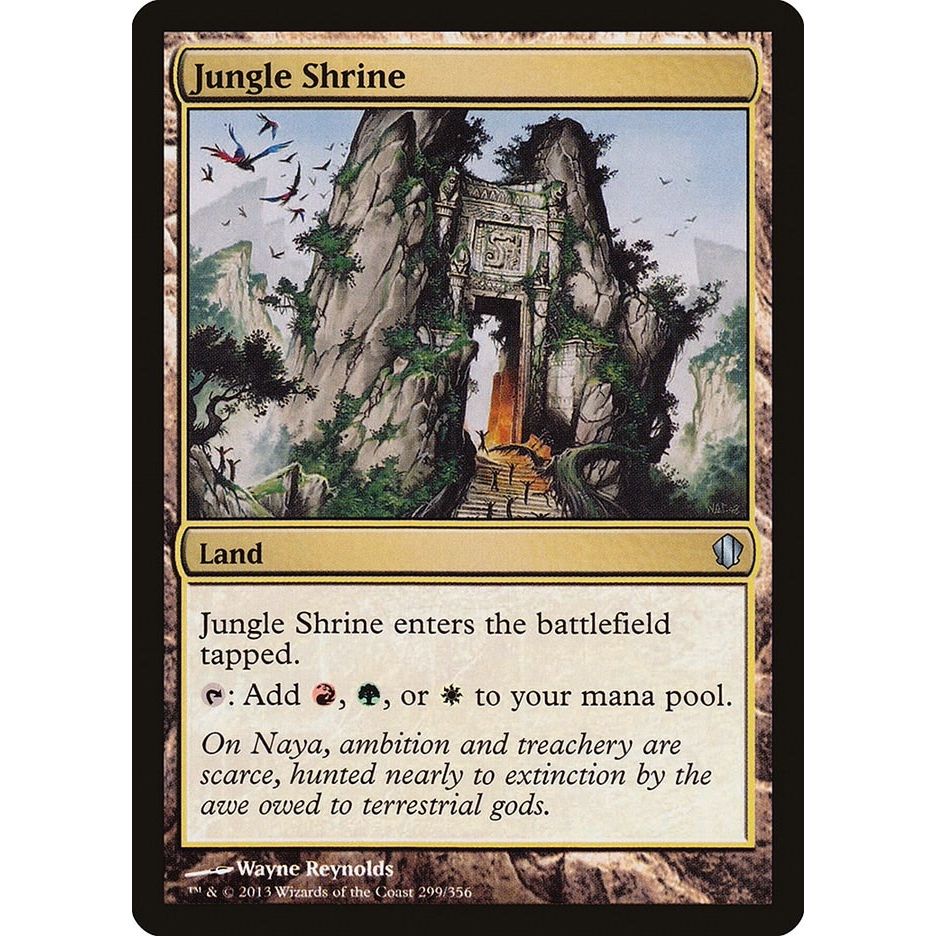 Image for Jungle Shrine (299) (C13) - Magic: The Gathering