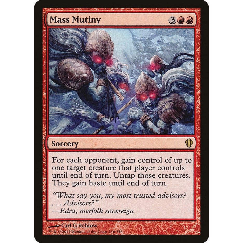 Image for Mass Mutiny (116) (C13) - Magic: The Gathering