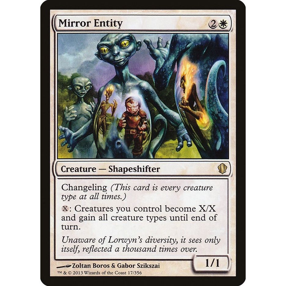 Image for Mirror Entity (17) (C13) - Magic: The Gathering