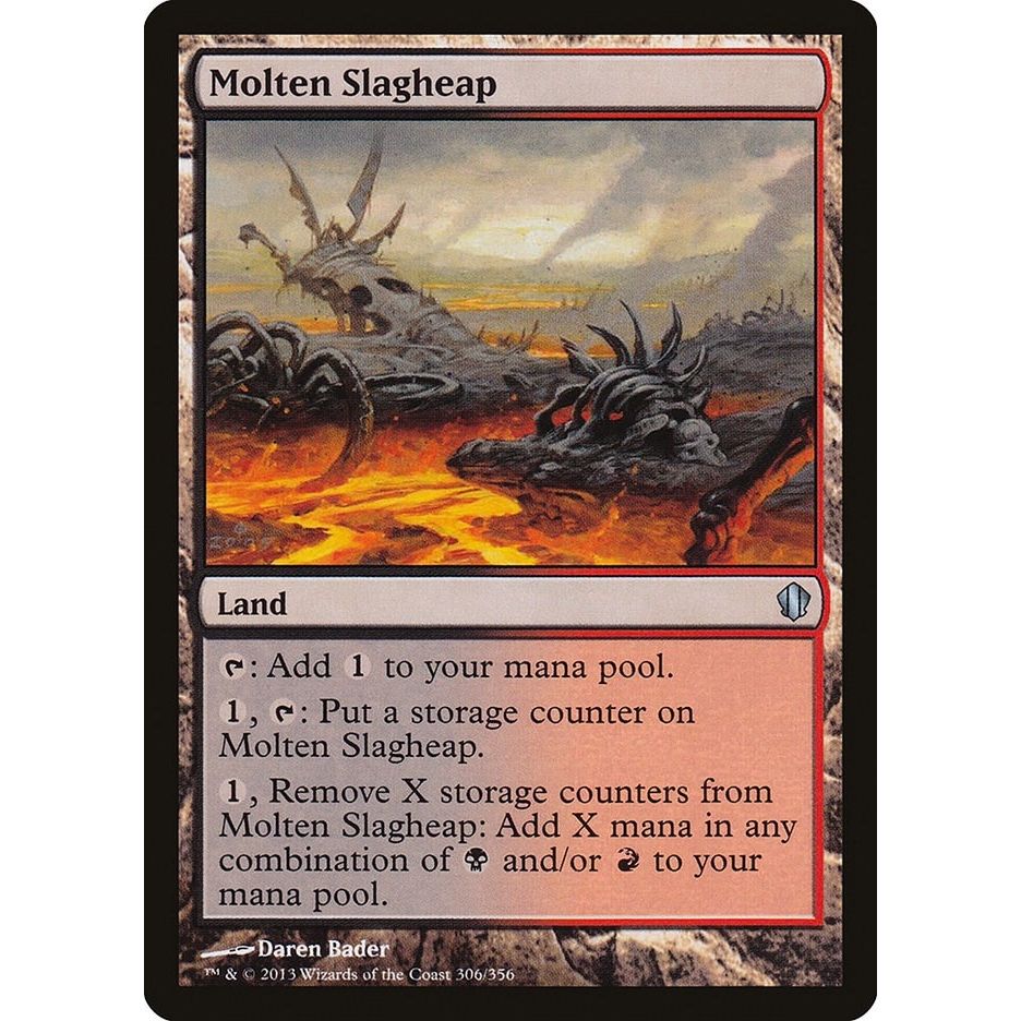 Image for Molten Slagheap (306) (C13) - Magic: The Gathering