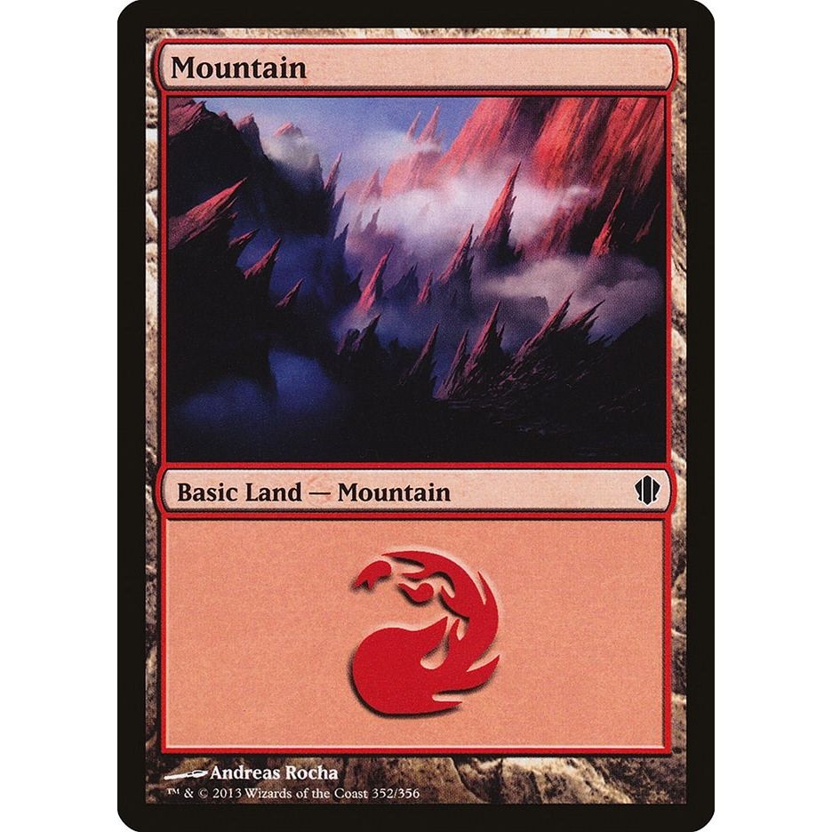 Image for Mountain (352) (352) (C13) - Magic: The Gathering