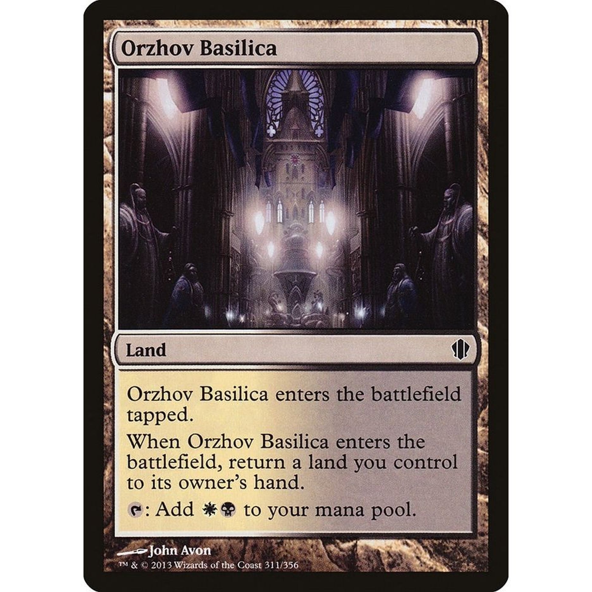Image for Orzhov Basilica (311) (C13) - Magic: The Gathering