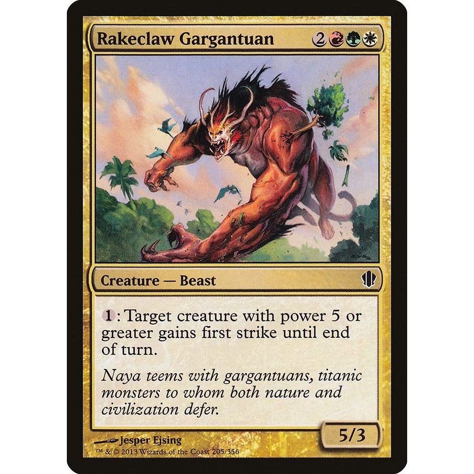 Image for Rakeclaw Gargantuan (205) (C13) - Magic: The Gathering