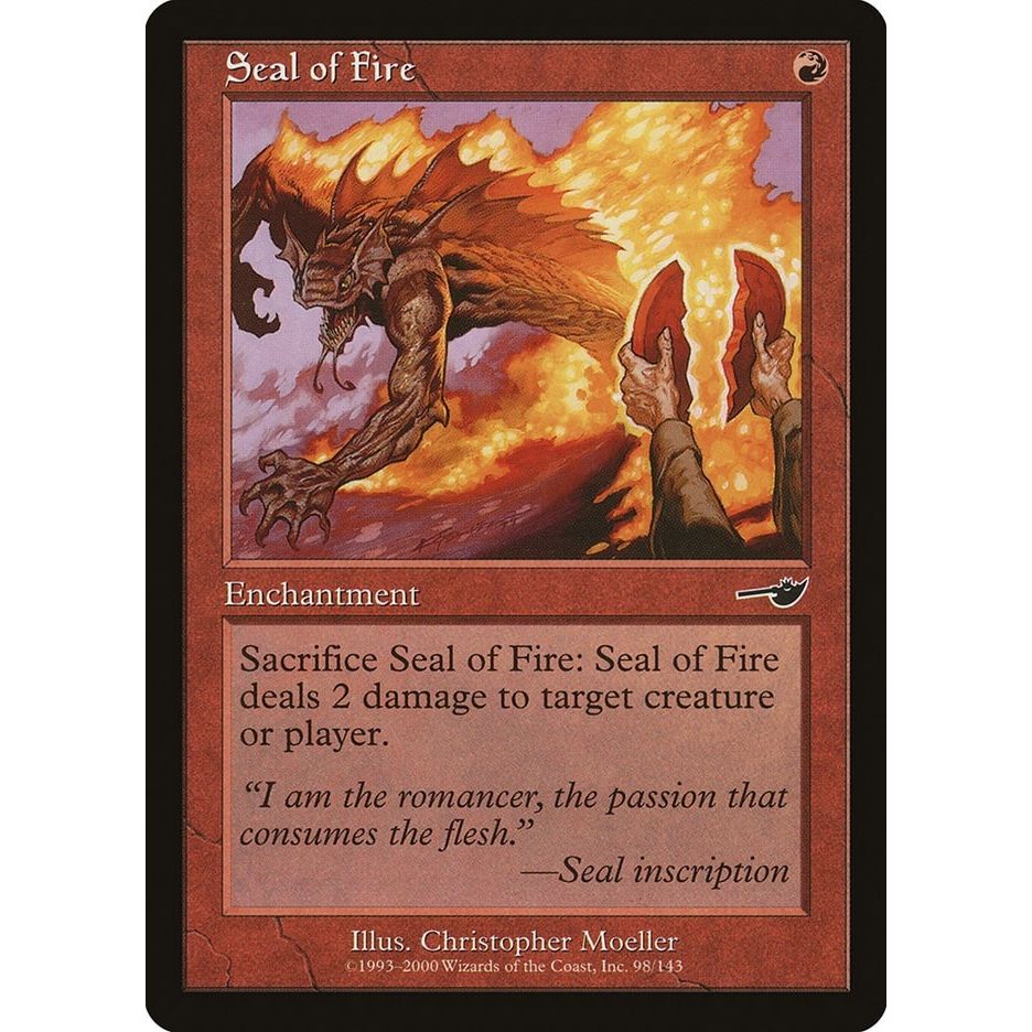 Image for Seal of Fire (98) (NMS) - Magic: The Gathering
