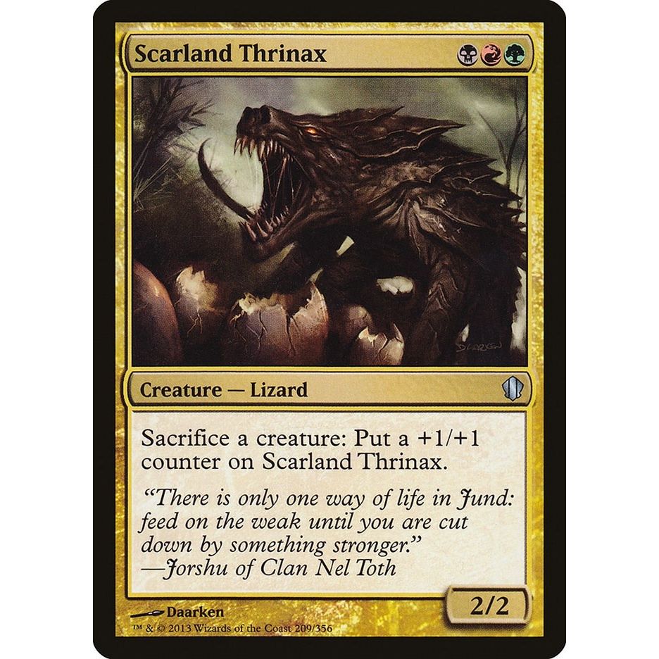 Image for Scarland Thrinax (209) (C13) - Magic: The Gathering