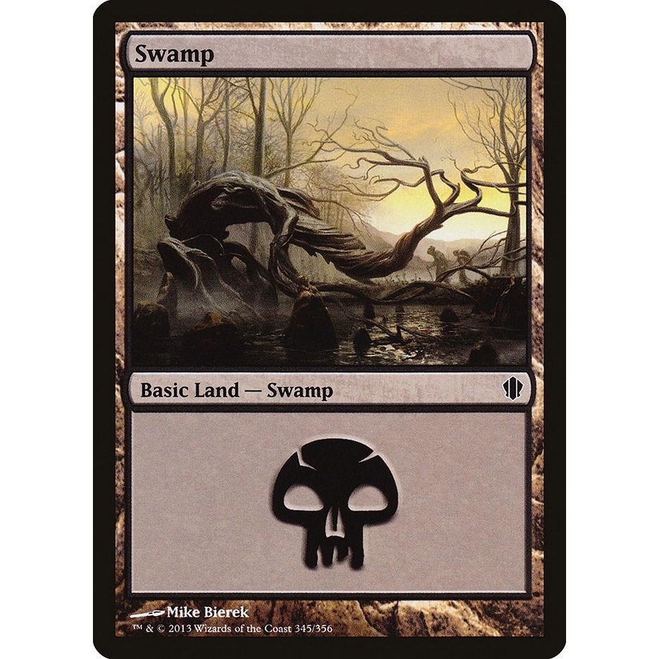 Image for Swamp (345) (345) (C13) - Magic: The Gathering
