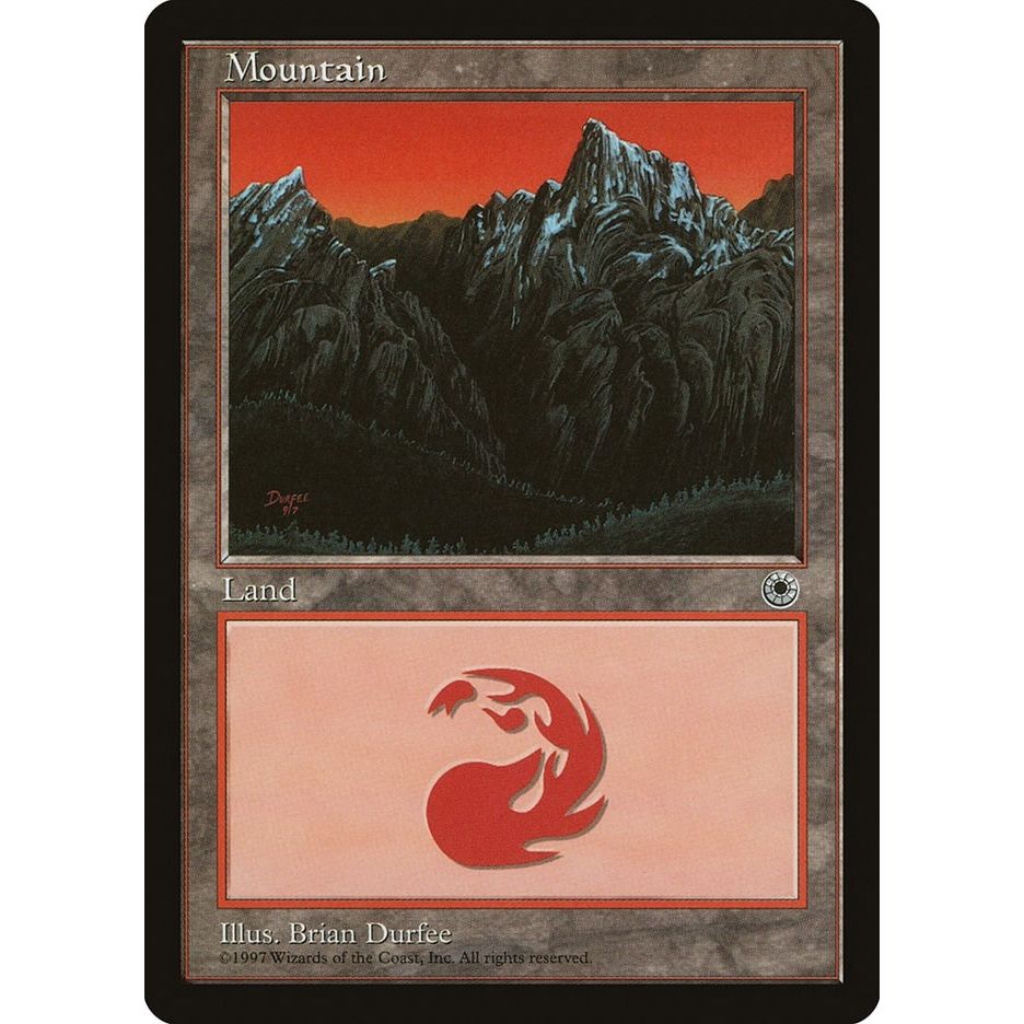 Image for Mountain (Middle Chasm) (POR) - Magic: The Gathering