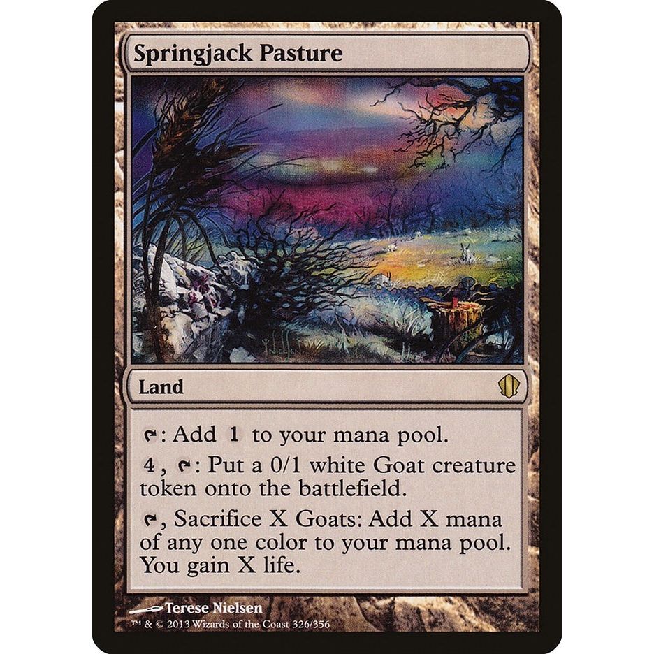 Image for Springjack Pasture (326) (C13) - Magic: The Gathering