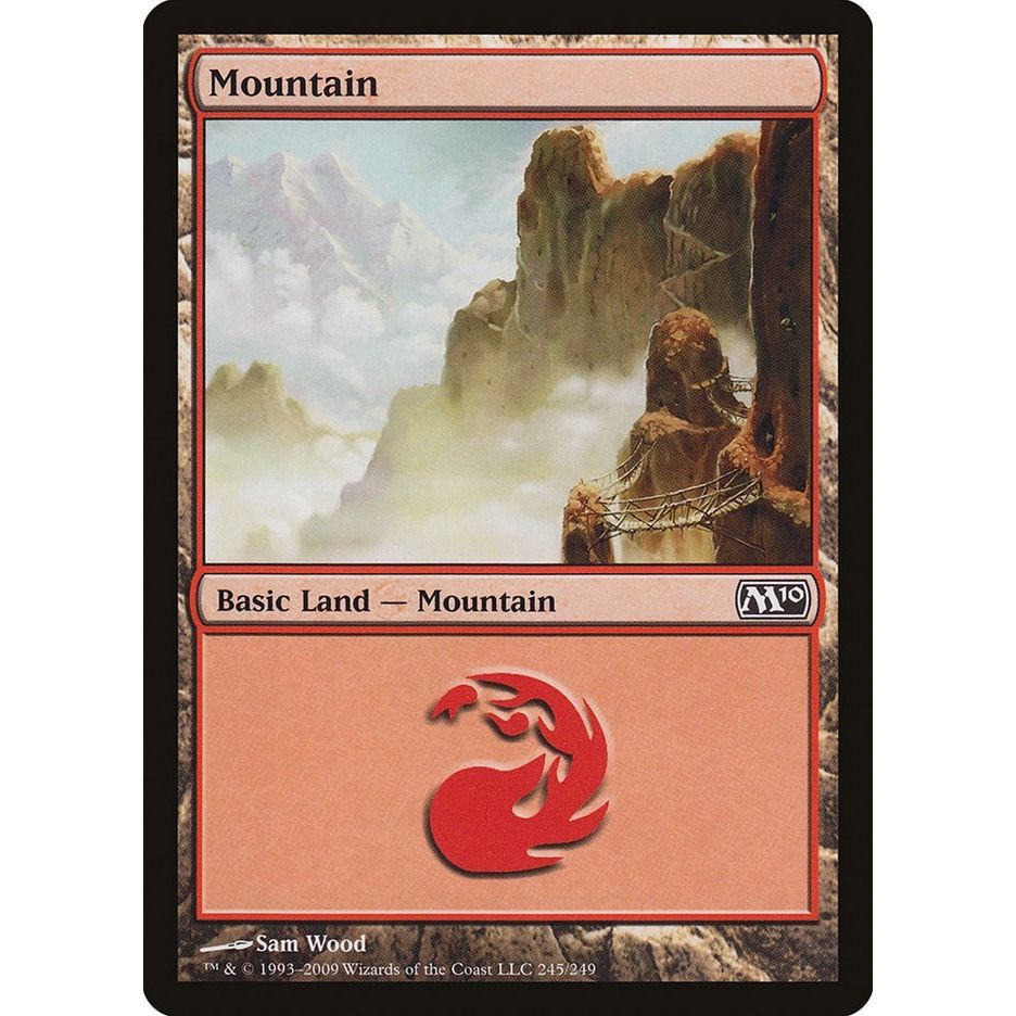 Image for Mountain (245) (245) (M10) - Magic: The Gathering