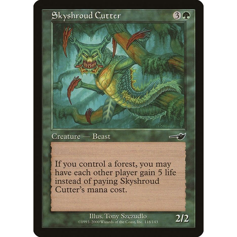 Image for Skyshroud Cutter (118) (NMS) - Magic: The Gathering