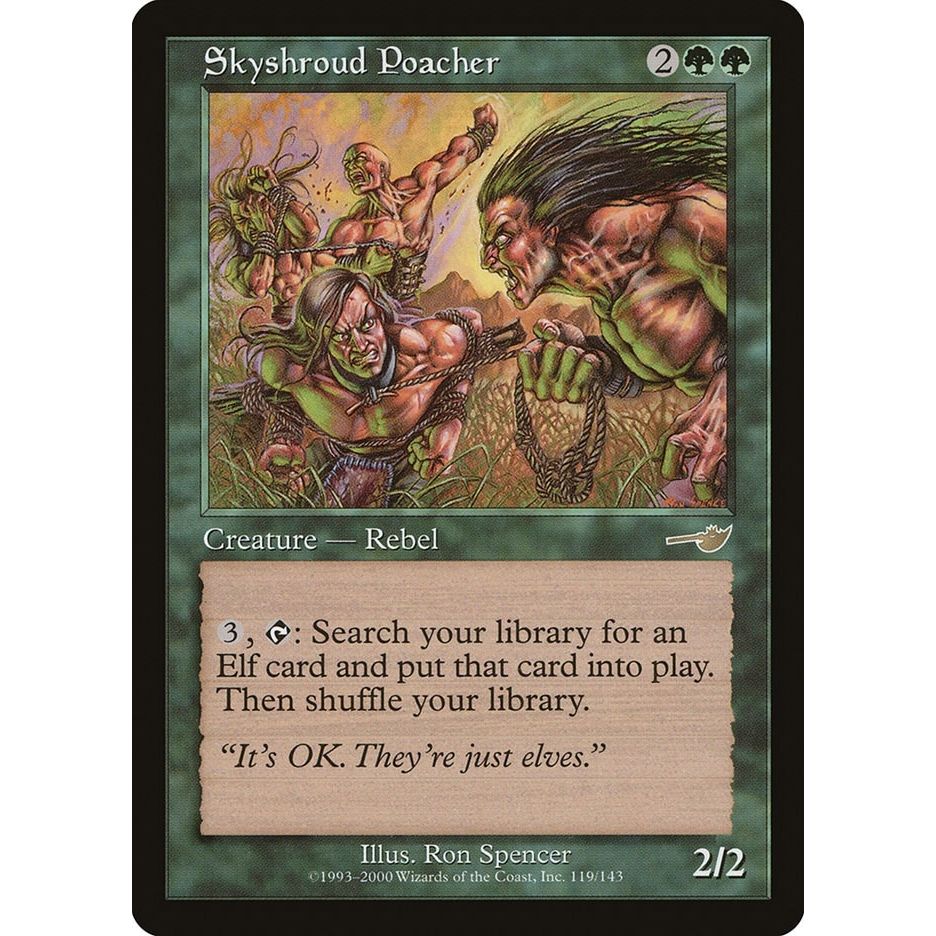 Image for Skyshroud Poacher (119) (NMS) - Magic: The Gathering