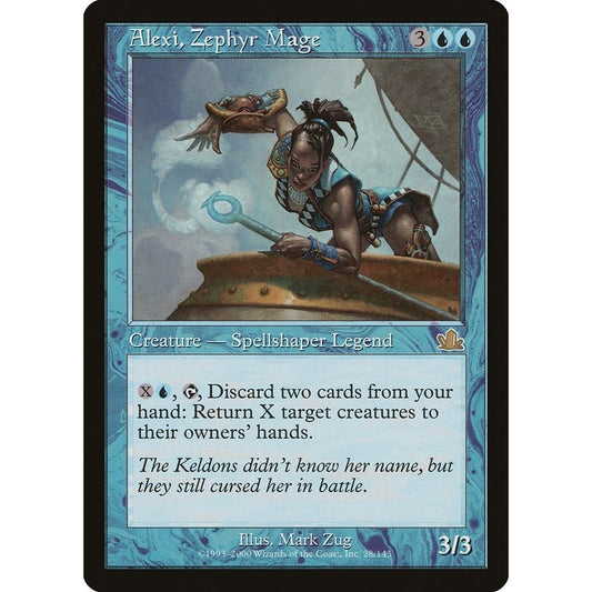 Image for Alexi, Zephyr Mage (28) (PCY) - Magic: The Gathering