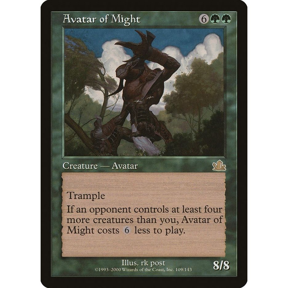 Image for Avatar of Might (109) (PCY) - Magic: The Gathering