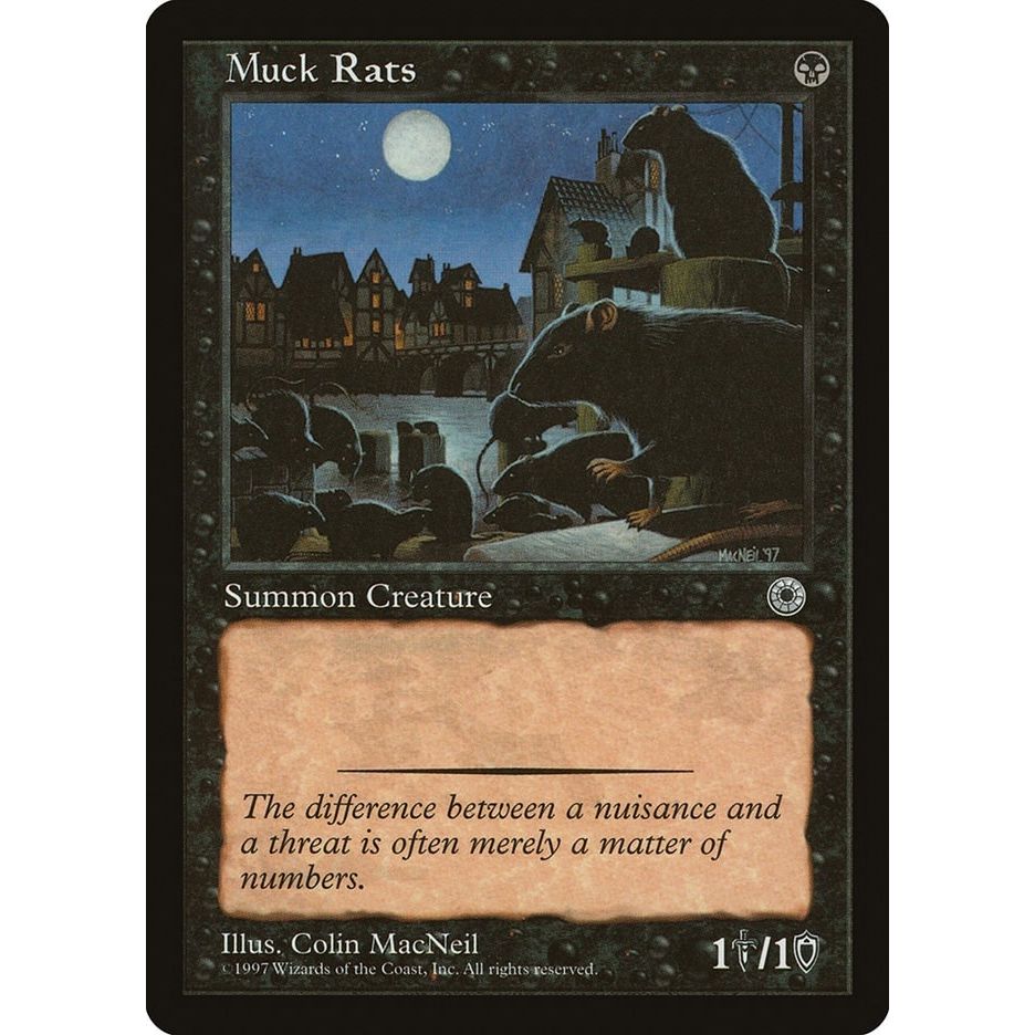 Image for Muck Rats (POR) - Magic: The Gathering