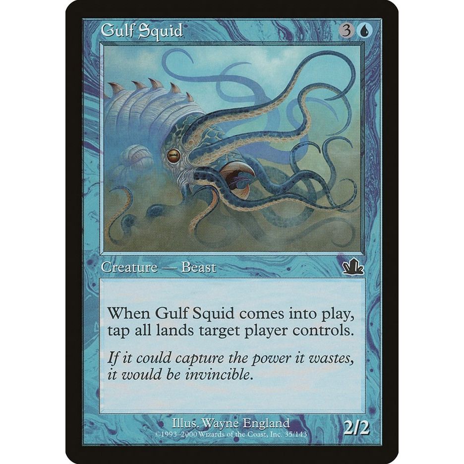 Image for Gulf Squid (35) (PCY) - Magic: The Gathering